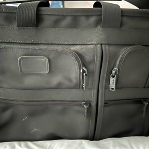 Tumi Alpha Expandable Organizer Laptop Brief Authentic
